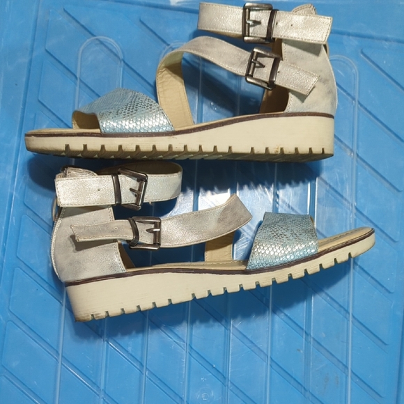 Women's Blue Sandals - Picture 3 of 3